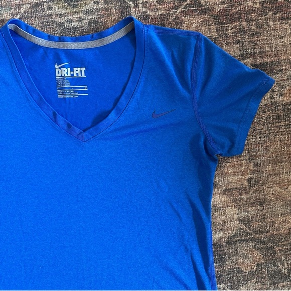 Nike Cobalt Blue Dri-FIT Workout Tee | Women’s S - Picture 3 of 6